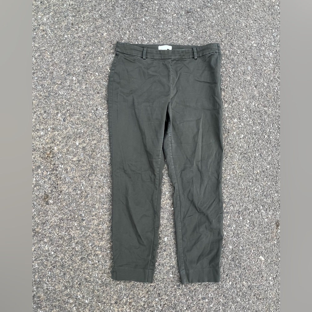 H&M OLIVE GREEN CASUAL PANTS WOMENS LARGE   BOHEMIAN SKATER VIBE